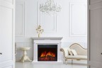 Каминокомплект Coventry белый с очагом Royal Flame Jupiter FX New