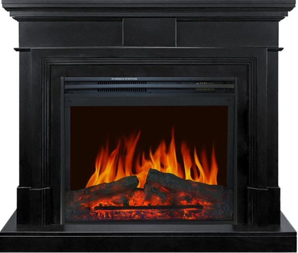 Каминокомплект Coventry черный с очагом Royal Flame Jupiter FX New