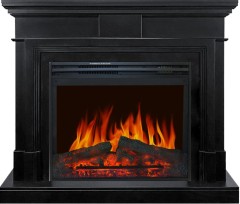 Каминокомплект Coventry черный с очагом Royal Flame Jupiter FX New