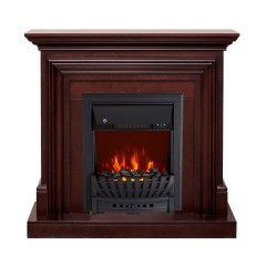 Каминокомплект Bradford - Темный дуб с очагом Aspen Black