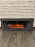 Каминокомплект Line 42 SFT Stone Touch - Серый мрамор с очагом Vision 42 LOG LED