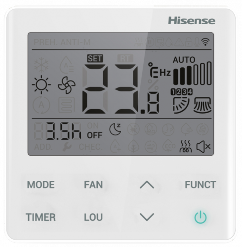 Инверторная сплит-система канального типа Hisense AUD-85UX4RPH8/AUW-85U6RZ8 (с Wi-Fi)
