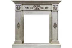 Каминокомплект Derby - Old silver с очагом Cavendish