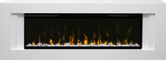 Каминокомплект Line - Белый с очагом Ignite XLF50