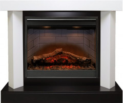 Каминокомплект Vancouver - Фактурный белый с очагом Symphony 26'' DF2608-INT