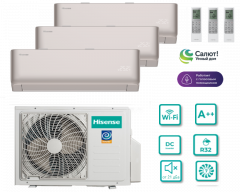 Комплект Hisense AMW3-24U4RJC / AMS-09UW4RYCHD00(C) х 3шт
