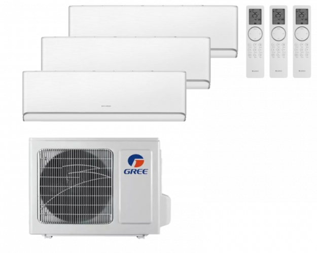 Комплект GREE GWHD(24)NK6OO / GWH09AGCXB-K6DNA4F/I (White) х 3шт