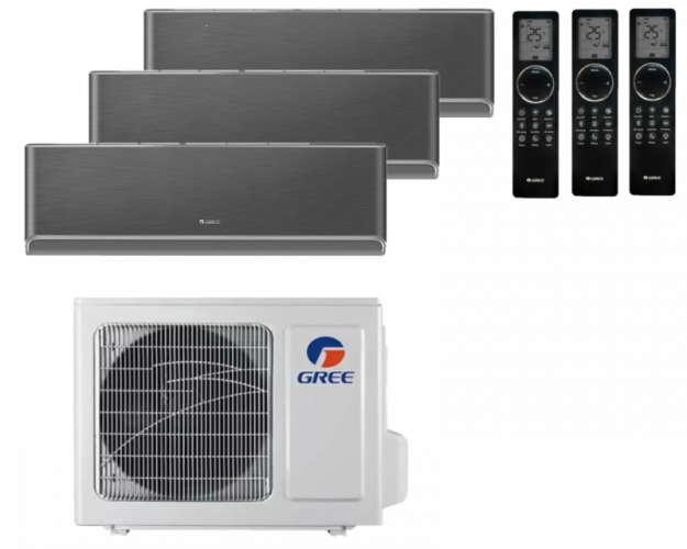 Комплект GREE GWHD(24)NK6OO / GWH09AGCXB-K6DNA4F/I (Black) х 3шт