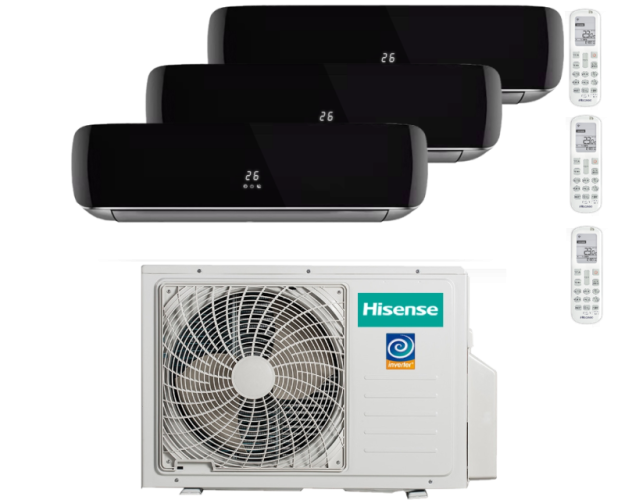 Комплект Hisense AMW3-24U4SZD / AMS-09UR4SVETG67(B) х 3шт