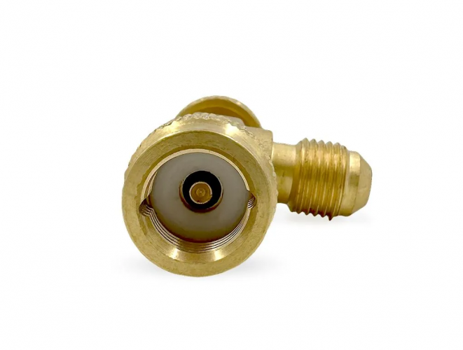 Сервисный вентиль для кондиционера 1/4" (гайка) х 5/16" (штуцер) DSZH WK-VC4
