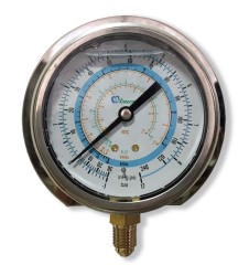 Мановакуумметр Becool BCJL-NG с глицерином (R22, R134a, R404A, R407C)