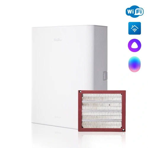 Очиститель воздуха приточный Ballu ONEAIR ASP-100WH с нагревателем PTC-1000