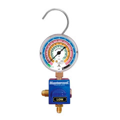 Манометрический коллектор 1-ходовой 80 мм MASTERCOOL 92103-EBL (R410A/R407C/R22)