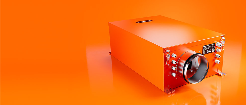 Приточная установка Ventmachine Orange 600 с автоматикой Zentec