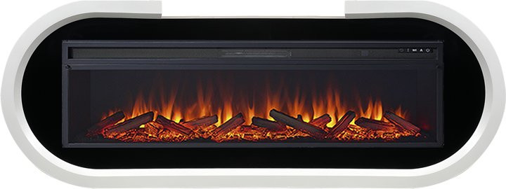 Каминокомплект Soho - Белый с черным с очагом Vision 60 LOG LED