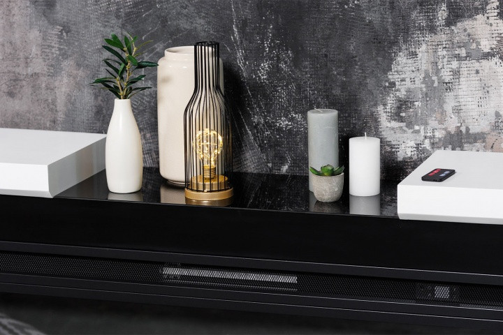 Каминокомплект Soho - Белый с черным с очагом Vision 60 LOG LED
