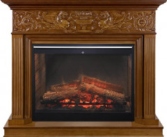 Каминокомплект Palace - Орех с очагом Symphony 30'' DF3020-INT