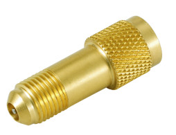 Адаптер фреоновый V-07 прямой (переходник R22 х R410A, папа 1/4" x мама 5/16")