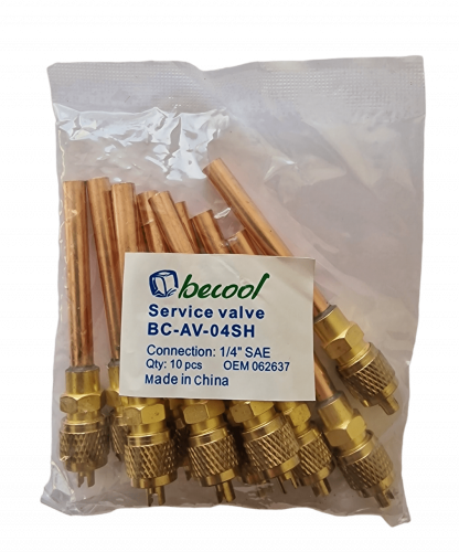 Клапан Шредера 1/4"x0.6ммх50мм BC-AV-04SH Becool