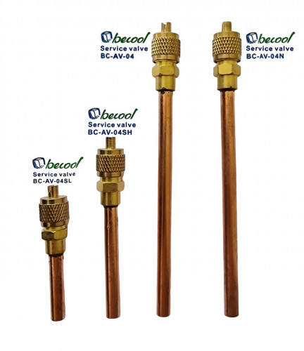 Клапан Шредера 1/4"x0.6ммх50мм BC-AV-04SH Becool