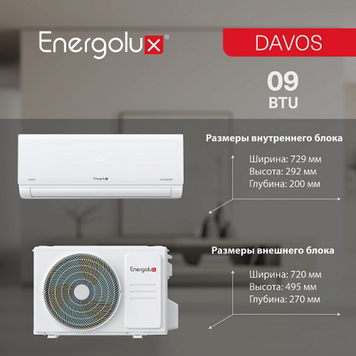 Инверторная сплит-система Energolux SAS07R1-AI / SAU07R1-AI серии Davos