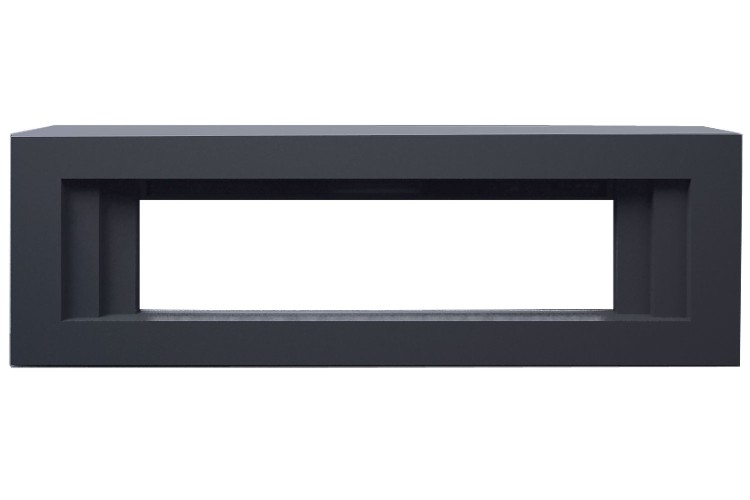 Каминокомплект Line 60 - Серый графит с очагом Vision 60 LOG LED