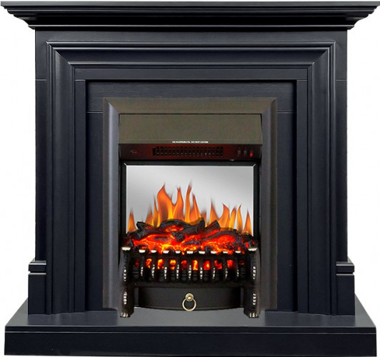 Каминокомплект Bradford - Серый графит с очагом Fobos FX M Black