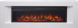 Каминокомплект Line 60 - Белый с очагом Vision 60 LOG LED
