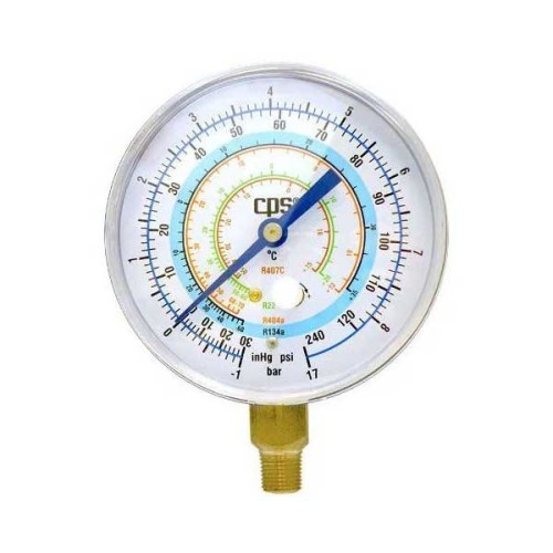 Мановакуумметр CPS 1 класса, 80 мм. (R407C; R507; R404A; R134a) RGWL