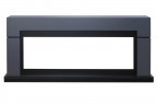 Каминокомплект Lindos Graphite Grey (линейный) с очагом Vision 60 LED