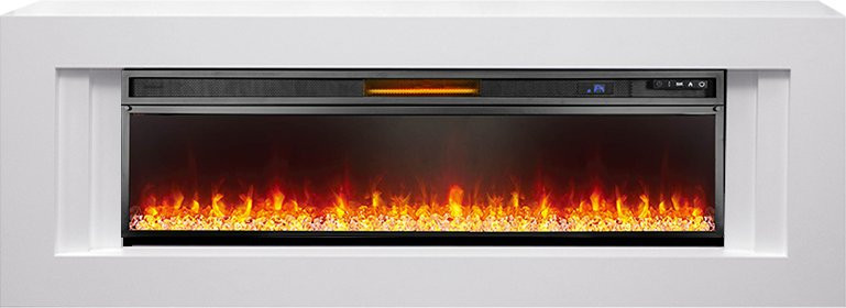 Каминокомплект Line 60 разборный - Белый с очагом Vision 60 LED