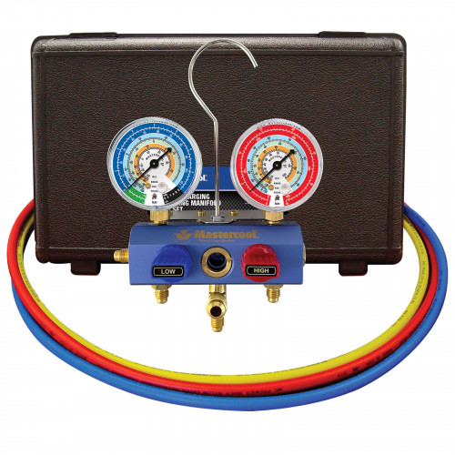 Манометрическая двухвентильная станция Mastercool 57261-M (R134a; R404A; R407C; R22; R507)