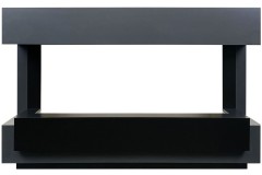 Каминокомплект Cube 50 серый графит с очагом Royal Flame Astra 50 RF