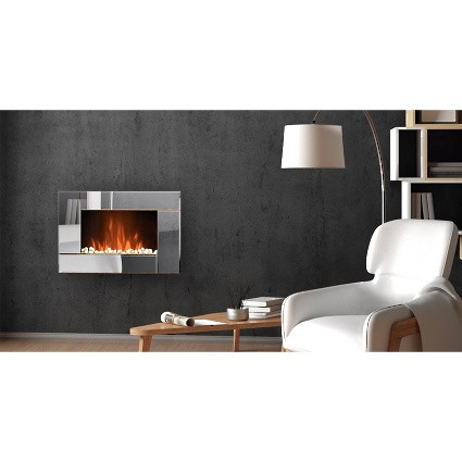 Electrolux EFP/W 2000S Silver Электрокамин (Зеркальная панель)