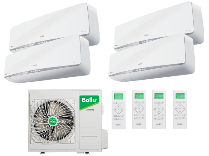 Комплект BALLU B4OI-FM/out-36HN1/EU / BSEI-FM/in-09HN8/LP_EU х 4шт