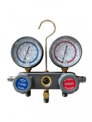 Манометрический коллектор Royal Clima RT-MG20BR-R410 (2-вент, 3 штуц., R22/R32/R134/R410, М1/4", без шлангов)